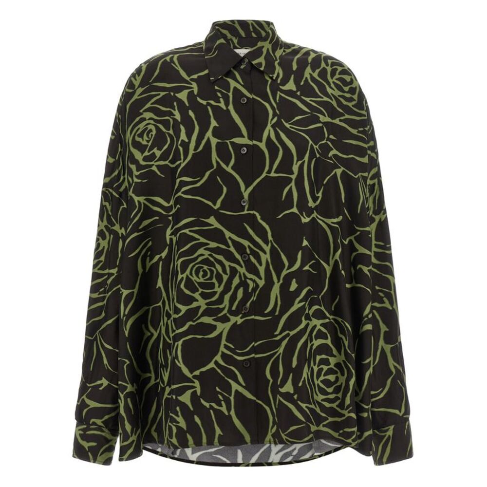 Dries Van Noten Black Viscose Women's Blouse